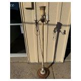 Torchiere Mogul Cast Iron 3 Arm Floor Lamp