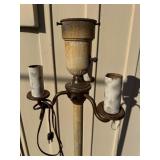 Torchiere Mogul Cast Iron 3 Arm Floor Lamp