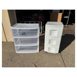 Plastic Storage Both With Wheels