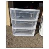 Plastic Storage Both With Wheels