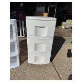 Plastic Storage Both With Wheels