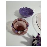 Lot of Purple/Pink Glass Items