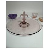 Lot of Purple/Pink Glass Items