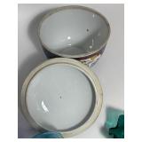 Lot of Blue Glass/Ceramic Items