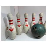 Bowling Ball & Pins