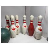 Bowling Ball & Pins