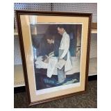 Norman Rockwell Framed Print "Freedom From Fear"