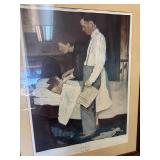 Norman Rockwell Framed Print "Freedom From Fear"