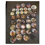 HUGE Lot of Plates & Edwin Knowles Hibel Christmas Plates