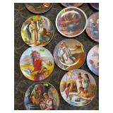 HUGE Lot of Plates & Edwin Knowles Hibel Christmas Plates
