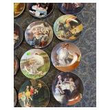 HUGE Lot of Plates & Edwin Knowles Hibel Christmas Plates