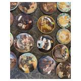 HUGE Lot of Plates & Edwin Knowles Hibel Christmas Plates