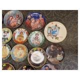HUGE Lot of Plates & Edwin Knowles Hibel Christmas Plates