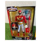 Power Rangers Deluxe Mega Red Ranger & Deluxe FX Super Mega Silver Ranger
