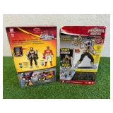 Power Rangers Deluxe Mega Red Ranger & Deluxe FX Super Mega Silver Ranger