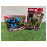 Power Rangers Super Charged Dino Zord Rider & Armored Robo Knight Power Ranger