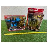 Power Rangers Super Charged Dino Zord Rider & Armored Robo Knight Power Ranger