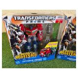 Transformers Prime Beast Hunters Optimus Prime, Predaking & Shockwave