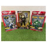 Power Rangers Armored Mighty Morphin Whiter Ranger, Deluxe Robo Knight Power Ranger & Armored Mighty Morphin Green Ranger