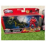 Power Rangers Mega Morph Cycle with Red Ranger & Power Ranger Team with Goldar