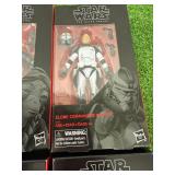 Star Wars The Black Series General Veers, Rio Durant, Clone Commander Wolffe & Stormtrooper