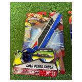 Power Rangers Gold Ptera Saber & T-Rex Launcher
