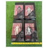 Star Wars The Black Series Darth Revan, Princess Leia, Captain Phasma & At-At Pilot