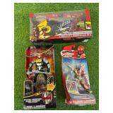 Power Rangers Dino Stunt Bike, Battle Morphin Robo Knight & Thundersaurus Megazord