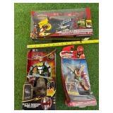 Power Rangers Dino Stunt Bike, Battle Morphin Robo Knight & Thundersaurus Megazord