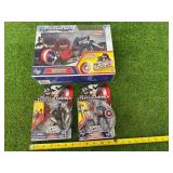 Captain America Shield Blast Motorcycle & Figures