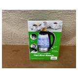Hamilton Beach 1.7 Liter Glass Electric Kettle