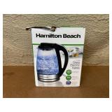 Hamilton Beach 1.7L Glass Electric Kettle in Opened Box