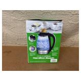 Hamilton Beach 1.7L Glass Electric Kettle in Opened Box