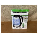 Hamilton Beach 1.7L Glass Electric Kettle in Opened Box