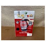 Hamilton Beach Temperature-Control Glass Kettle 1.7 Liter 1500 Watt