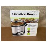 Hamilton Beach 4 Quart Programmable Slow Cooker in Box