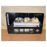 Proctor Silex Buffet Server and Warming Tray with 3 Removable Chafing Dishes