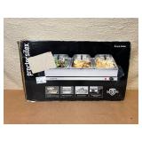Proctor Silex Buffet Server and Warming Tray with 3 Removable Chafing Dishes