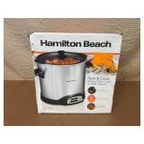 Hamilton Beach Sear & Cook 10 Quart Slow Cooker in Original Box