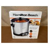 Hamilton Beach Sear & Cook 10 Quart Slow Cooker in Original Box