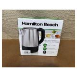 Hamilton Beach Electric Kettle 1 Liter Stainless Steel