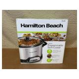 Hamilton Beach 4 Quart Programmable Slow Cooker in Box
