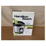 Hamilton Beach Rice Cooker and Food Steamer with Rice Rinser Basket