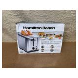 Hamilton Beach 2-Slice Brushed Stainless Steel Toaster
