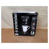 Proctor Silex Single-Serve Coffee Maker in Box