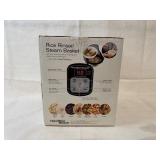 Hamilton Beach Rice Cooker and Steamer with Rice Rinser Basket, 8 Cup Capacity