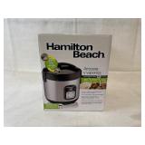 Hamilton Beach Rice Cooker and Steamer with Rice Rinser Basket, 8 Cup Capacity