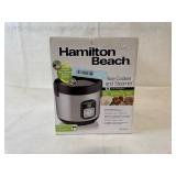 Hamilton Beach Rice Cooker and Steamer with Rice Rinser Basket, 8 Cup Capacity