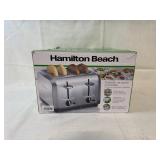 Hamilton Beach 4-Slice Stainless Steel Toaster in Open Box