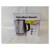 Hamilton Beach Stainless Steel Electric Kettle 1.2 Liter Open Box